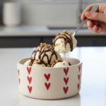 350 ml Hand-Painted Ceramic Bowl – Microwave Safe Heart Design Snack Bowl for Breakfast, Ice Cream, Desserts & Fruits – Cute Serving Bowl for Home & Gifting - Image 3
