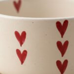 350 ml Hand-Painted Ceramic Bowl – Microwave Safe Heart Design Snack Bowl for Breakfast, Ice Cream, Desserts & Fruits – Cute Serving Bowl for Home & Gifting - Image 5