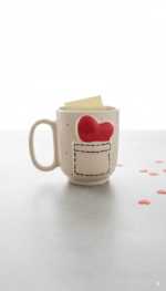 Ceramic Love Letter Mug, 220 ml, Cute gift for birthday and anniversaries - Image 5
