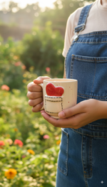 Ceramic Love Letter Mug, 220 ml, Cute gift for birthday and anniversaries - Image 2