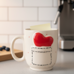 Ceramic Love Letter Mug, 220 ml, Cute gift for birthday and anniversaries