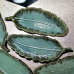 ArtyCera Ceramic Serving Platters, 11 inches, Green Glossy Finish, Ideal for Snacks and Appetizer, Microwave Safe - Image 4