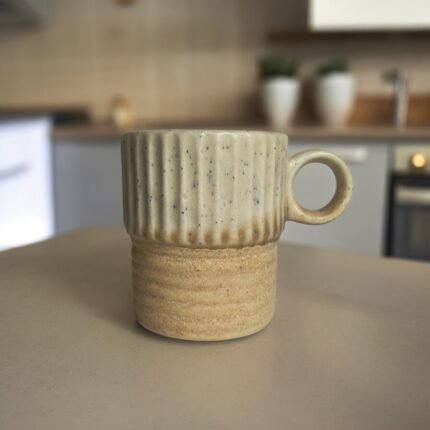 ArtyCera Ceramic Butterscotch Coffee Mug, 330 ml, Microwave Safe