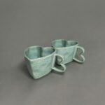 Ceramic Heart Shaped Coffee Mug, 330 ml, Microwave Safe