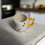ArtyCera Handpainted Ceramic Honeybee Mug, 220 ml, White and Yellow, Ideal for Gift and Personal Use - Image 5