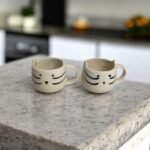 ArtyCera Handpainted White Ceramic Kitty Mug, 200 ml, Microwave Safe, Ideal for Gifting and Personal Use - Image 4