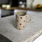Handpainted White Ceramic Jug with Red Hearts (1 Litre) – Microwave Safe Pitcher for Serving & Gifting - Image 5