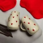 Handpainted White Ceramic Jug with Red Hearts (1 Litre) – Microwave Safe Pitcher for Serving & Gifting - Image 4