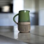Handmade Green Ceramic Jug (1 Litre) – Earthy Water Pitcher for Serving & Home Decor - Image 5