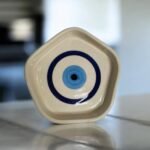 Ceramic Evil Eye Cup & Saucer Set, 200 ml, Ideal for Gifting, Microwave and Dishwasher Safe - Image 5