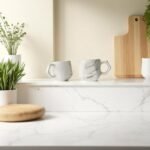 Italian Marble Pattern Ceramic Tea Cups, 200 ml, White, Set of 2, Microwave Safe, for Gifting and Personal Use - Image 3
