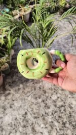ArtyCera Green Donut Mug – 200 ml, Handcrafted Ceramic, Microwave Safe - Image 3