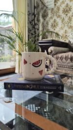 ArtyCera Watermelon Splash Ceramic Coffee Mug – 220 ml | Handcrafted & Microwave Safe