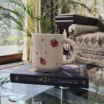ArtyCera Pomegranate Bliss Ceramic Coffee Mug – 220 ml | Handcrafted & Microwave Safe