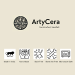 ArtyCera Ceramic Butterscotch Coffee Mug, 330 ml, Microwave Safe - Image 5